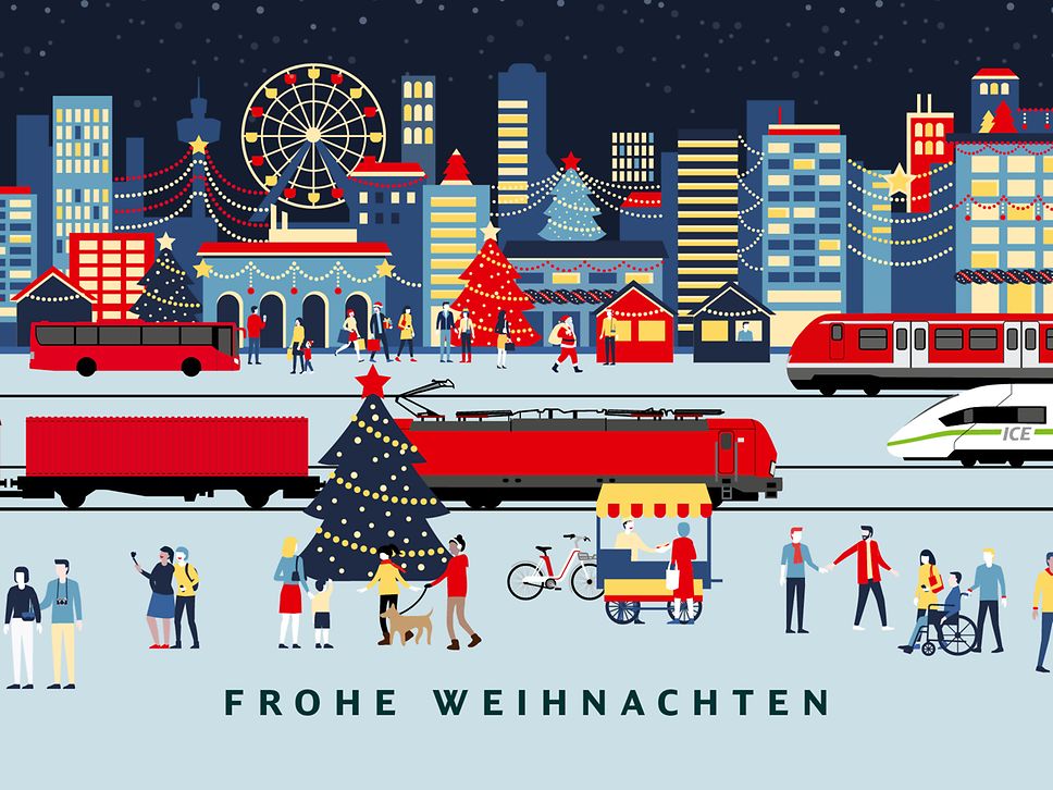 Karte Weihnachtsstadt