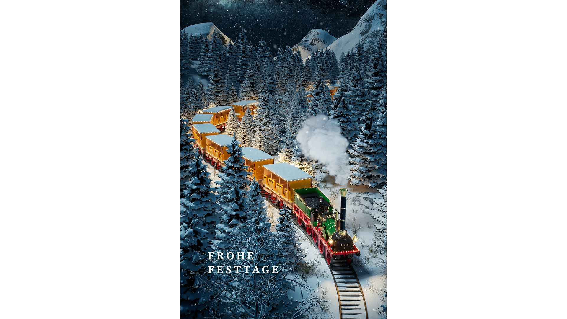 Karte Adler Winterzug