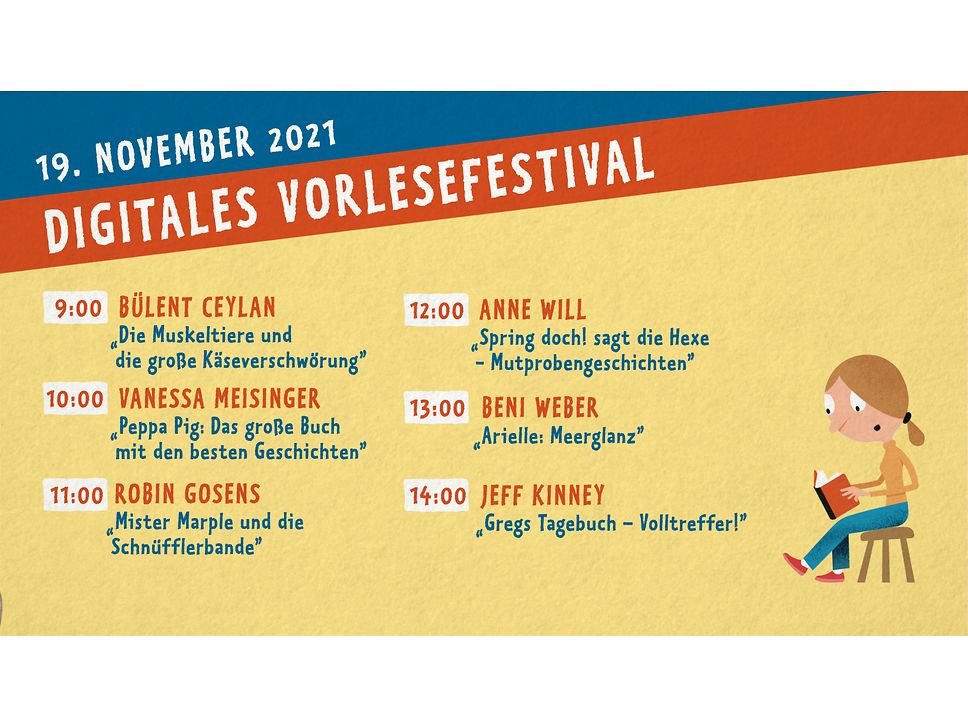 Digitales Vorlesefestival Übersicht